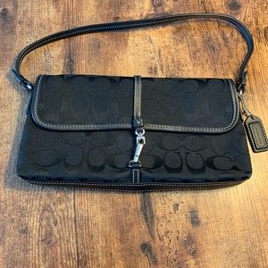 Black Coach Clutch